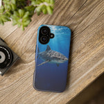 Tiger Shark Phone Case, Dappled Blue Water Tough Cover