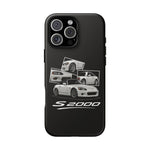White S2000 Roadster Collage JDM Tough Phone Case Cover Gift