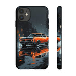 1966 GTO Orange Rainy City Tough Phone Case Cover Gift Art