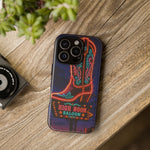 Neon Cowboy Boot phone case | High Noon Saloon design