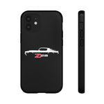 1970 Camaro Z28 White Silhouette Tough Phone Case Cover Gift