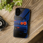 R34 Skyline Afterburner Rear GT-R Tough Phone Case for JDM Fans