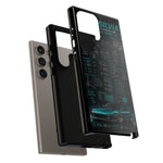 Teal S13 Silvia Phone Case, JDM Drift Infographic Spec Cover