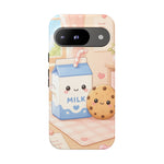 Milk Cookie Phone Case Cute Food Kawaii Tough Cover Gift Art