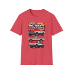 1971 Chevy K10 Cheyenne Pickup T-Shirt | vintage sunset truck stack