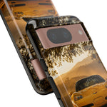 C5 Z06 Corvette Phone Case, Yellow Golden Hour Trail Cover