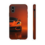 Orange C7 ZR1 Studio Front Tough Phone Case