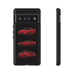 Red MR2 JDM Sports Car Phone Case Tough Multi View