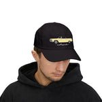 1964 Impala Convertible Dad Hat Classic Car Cap Adjustable Yellow Lowrider