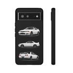 R32 Skyline Phone Case White, Three-View Vector Cover, Gift GTR Fans