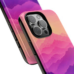 Pastel Mountain Haze Vaporwave Art Tough Phone Case