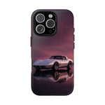 Soft White C3 Corvette Mauve Sky Phone Case
