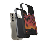 Silverado sunset truck Phone Case | Retro pickup silhouette