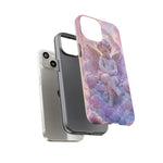 Cherub Cloud Throne Phone Case, Pastel Marble 3D Render Cover