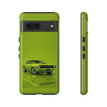 Green Cuda Muscle Car phone case for Gear Heads
