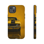 Classic Camaro SS Phone Case, Yellow 69 Muscle Car Cover, Gift for Guys