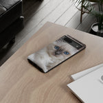 Ragdoll Kitten Phone Case, Blue Eyes Macro Portrait Cover, Gift