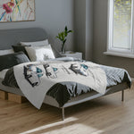 1962 Thunderbird Car Illustration Blanket | Vintage Classic Car Throw