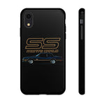 Monte Carlo SS Phone Case Black Gold Muscle Car Cover Gift Art