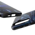 Skyline GT-R R34 Bayside Blue Tokyo Night Art Tough Phone Case