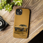 Antique Gold Fairlady Z Phone Case, Classic JDM Tough Cover