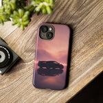 C8 Corvette Silhouette Pastel Horizon Case