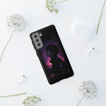 Melancholy Data Poster Phone Case, Glitch Anime Sky Tough Cover