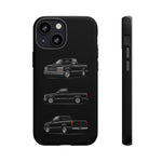 Black Silverado Classic Pickup Tough Phone Case for Chevy Truck Fans