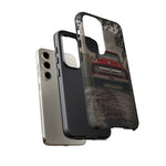F100 Phone Case, Red White Classic Truck Foggy Road Cover, Gift
