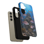 Snapper Reef Phone Case, Sunlit School Ocean Fishing Tough Cover