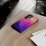 Pastel Mountain Haze Vaporwave Art Tough Phone Case