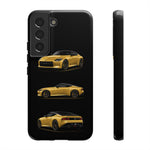Gold Fairlady Z Classic Sports Car Tough Phone Case - 3 View
