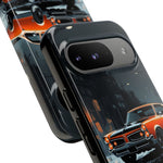 1966 GTO Orange Rainy City Tough Phone Case Cover Gift Art