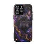 French Bulldog Galaxy Marble Art Tough Phone Case