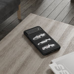 R32 Skyline Phone Case White, Three-View Vector Cover, Gift GTR Fans