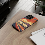 Retro Sunset Countach phone case | Sports car tough cover