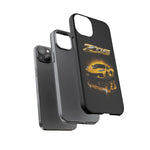 Z06 Corvette Phone Case, Yellow Neon Chrome Studio Cover