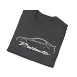 1993 Prelude Outline Silhouette JDM T-Shirt Line Art Silhouette Emblem Car Fan Gift