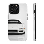 White NSX Phone Case, Retro 90s JDM Supercar Cover, Gift for Car Lovers