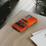 Orange Cuda Phone Case, 71 Classic Muscle Car Tough Cover
