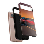 Red C4 ZR-1 King of the Hill Art Tough Phone Case