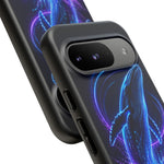 Neon Holographic Whale Phone Case | Tough Case