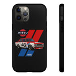 VintageDatsun 510 Racing Stripe JDM Tough Phone Case Cover Gift