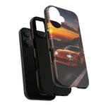 Supra MK4 Orange Touge Night JDM Speed Art Tough Phone Case