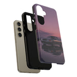 Sunset Skyline GT-R R32 phone case | car reflection, purple dusk