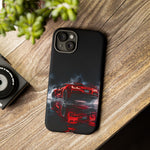 Z06 C8 Phone Case, Red Smoke Studio Reflection Cover