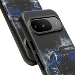 Camaro ZL1 Phone Case, Blue Track Smoke Studio Cover
