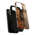 German Wirehaired Pointer Autumn Art Tough Phone Case