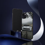 C7 Z06 Corvette Phone Case, White Foggy Country Road Cover