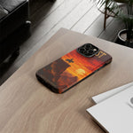 Western Sunset Cowboy Phone Case | Rugged Protective Cover